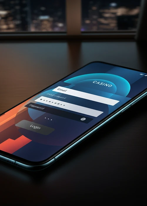 Screenshot des Vegazone Casino Login-Bereichs mit Benutzernamen- und Passwortfeldern sowie Logo des Online-Casinos